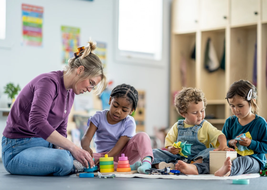 Group activity in a classroom setting