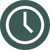 Minimalist clock illustration